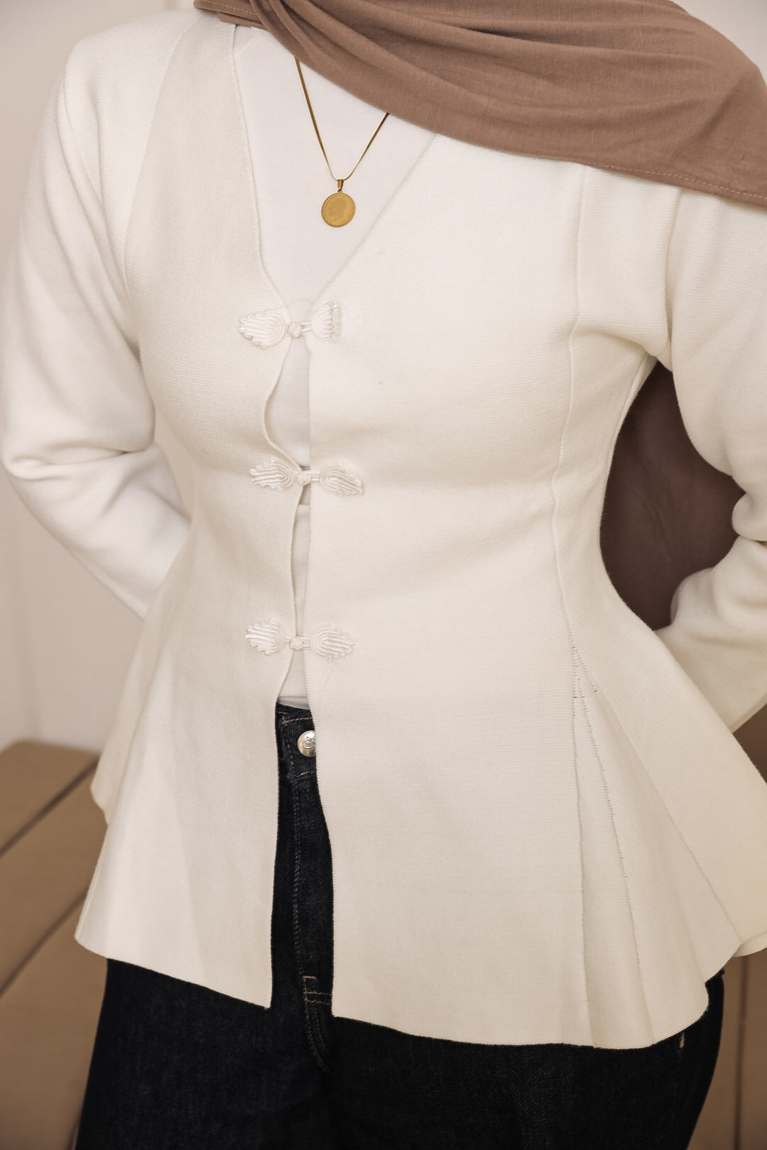 Off-White Peplum Jacket