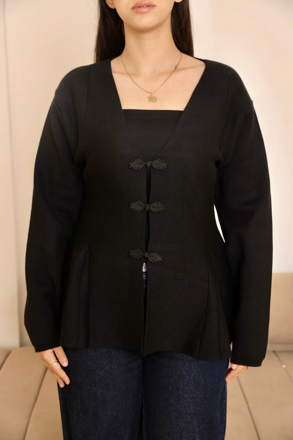 Black Peplum Jacket