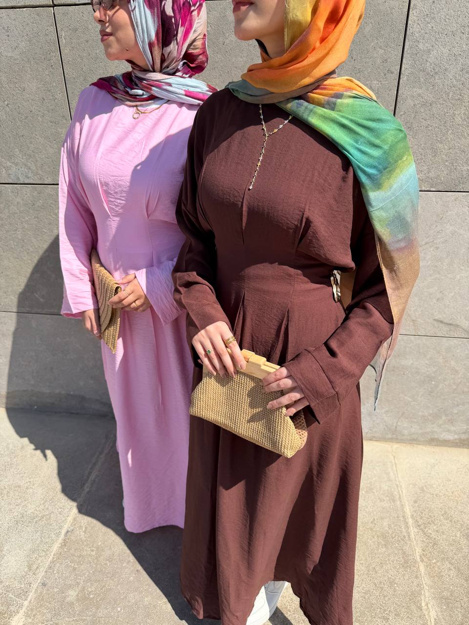 TWIN BROOCH DRESS