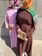 TWIN BROOCH DRESS