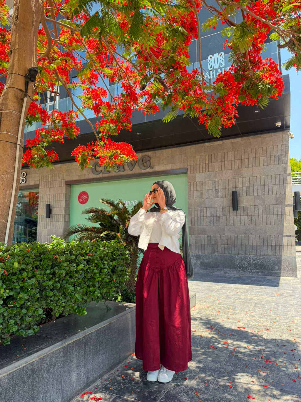 POPLIN SKIRT