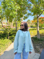 TIE FRONT BLOUSE