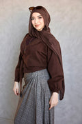 BROWN CROSS GABARDINE JACKET