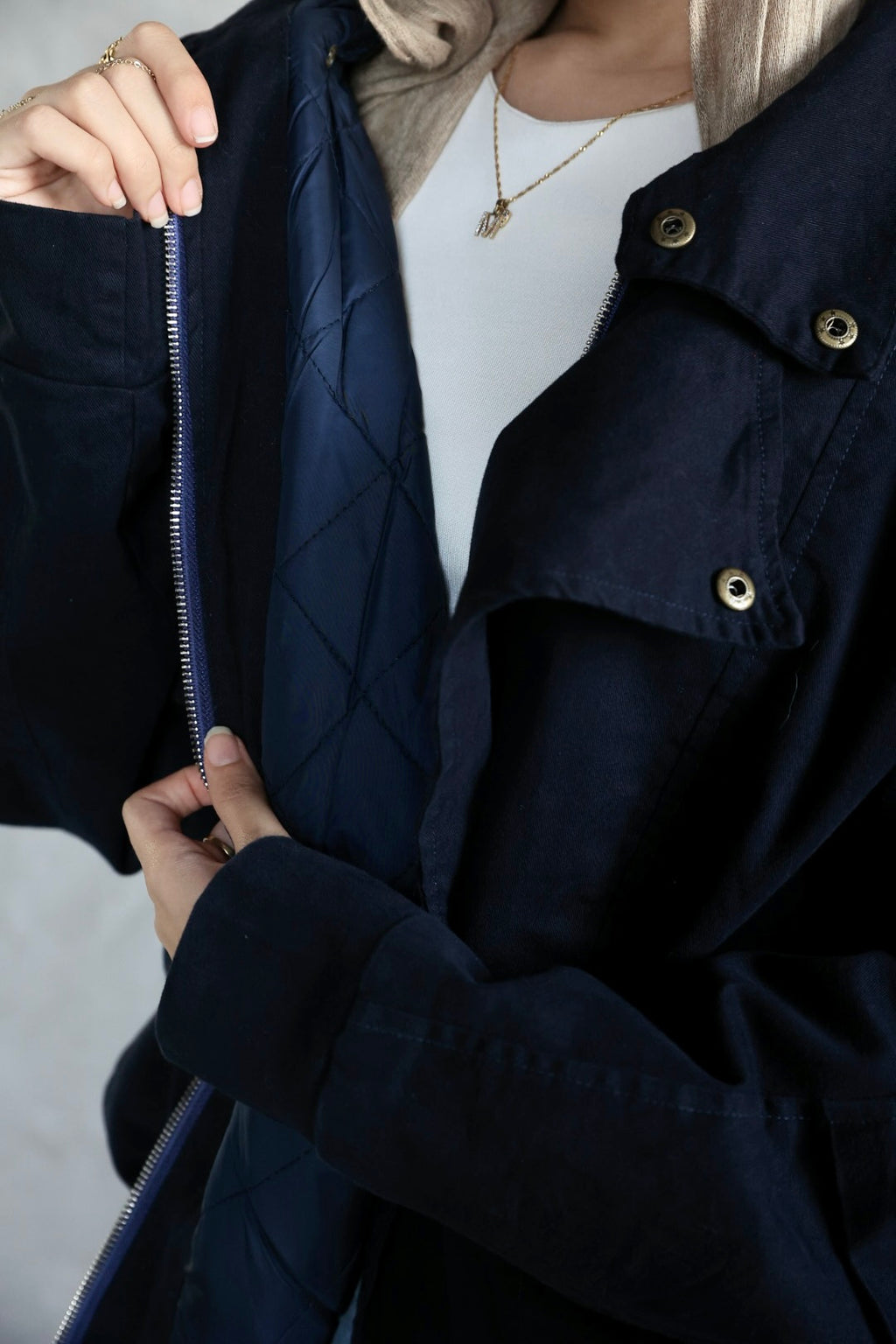 BLUE EDGE GABARDINE JACKET