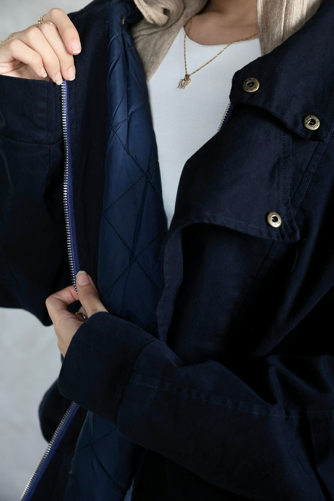 BLUE EDGE GABARDINE JACKET
