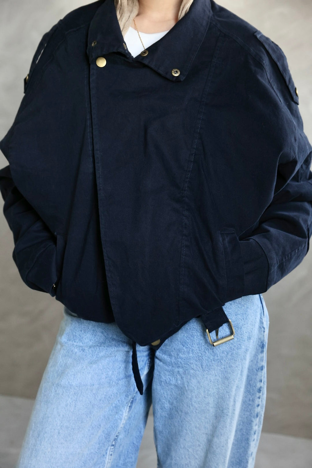 BLUE EDGE GABARDINE JACKET