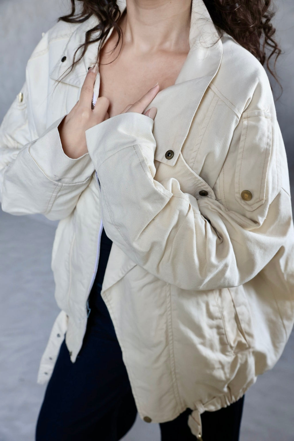 BEGIE EDGE GABARDINE JACKET