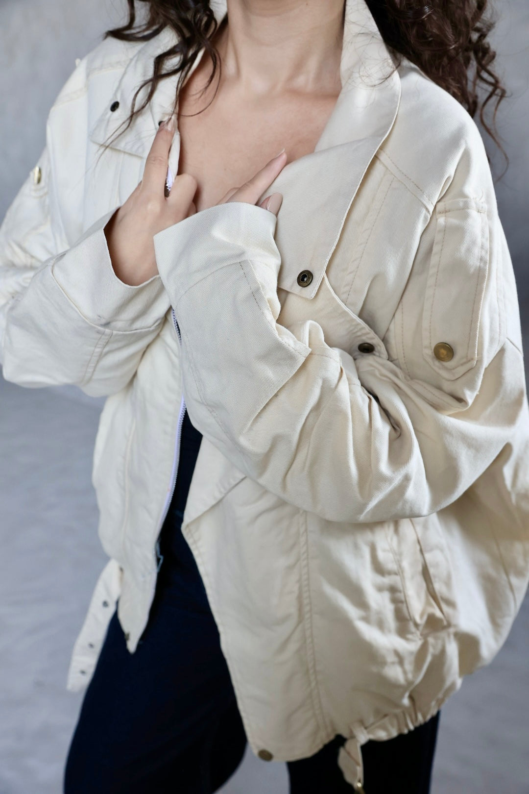 BEGIE EDGE GABARDINE JACKET