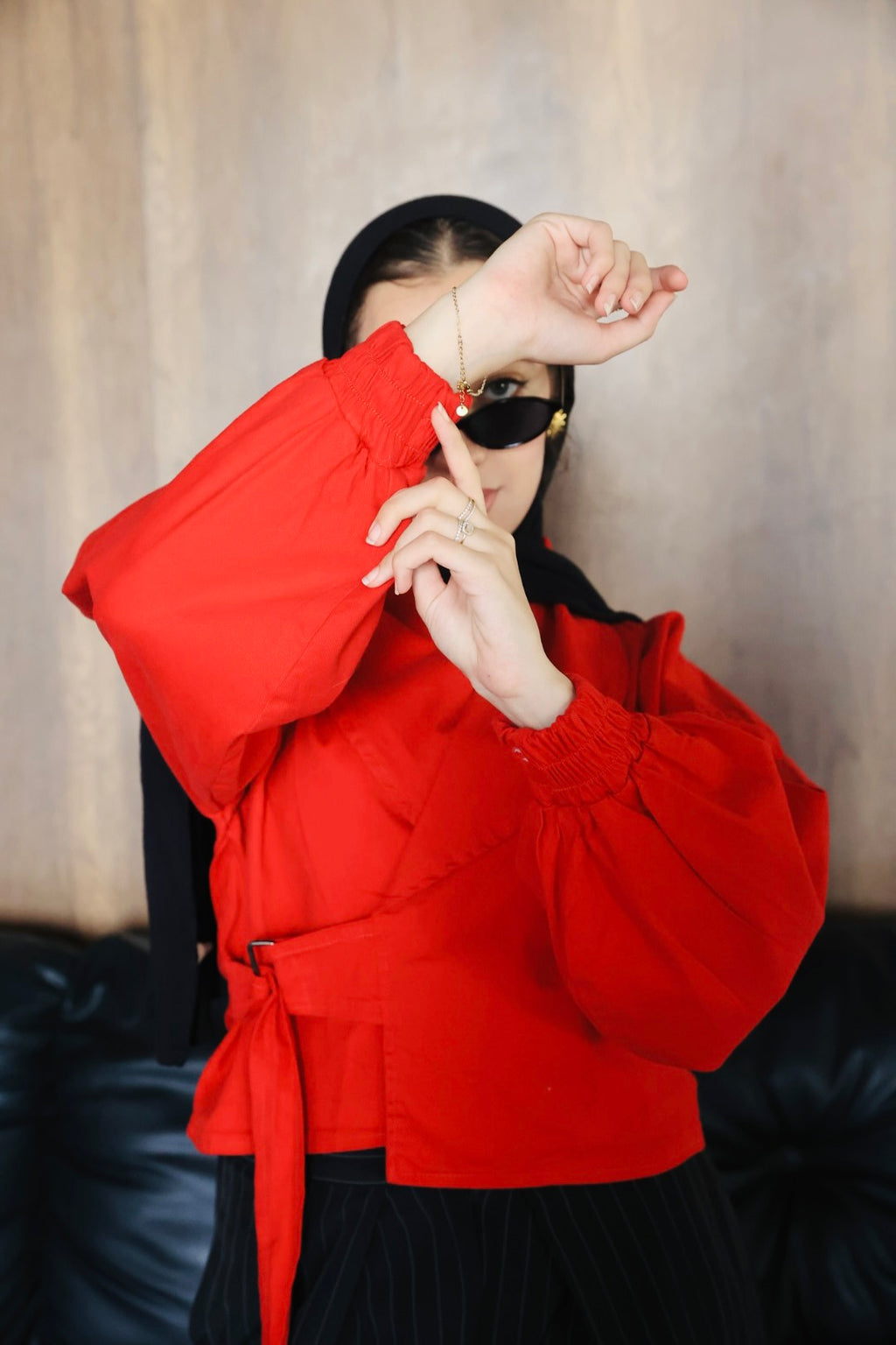 RED CROSS GABARDINE JACKET