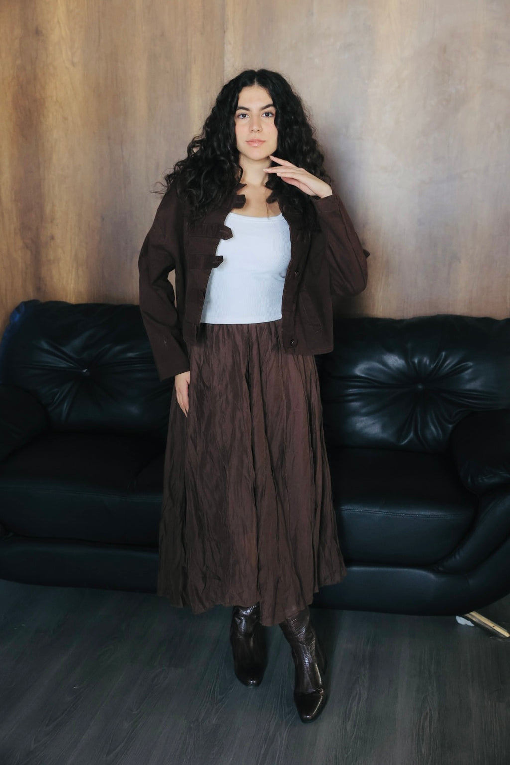 BRWON RAVEN JACKET