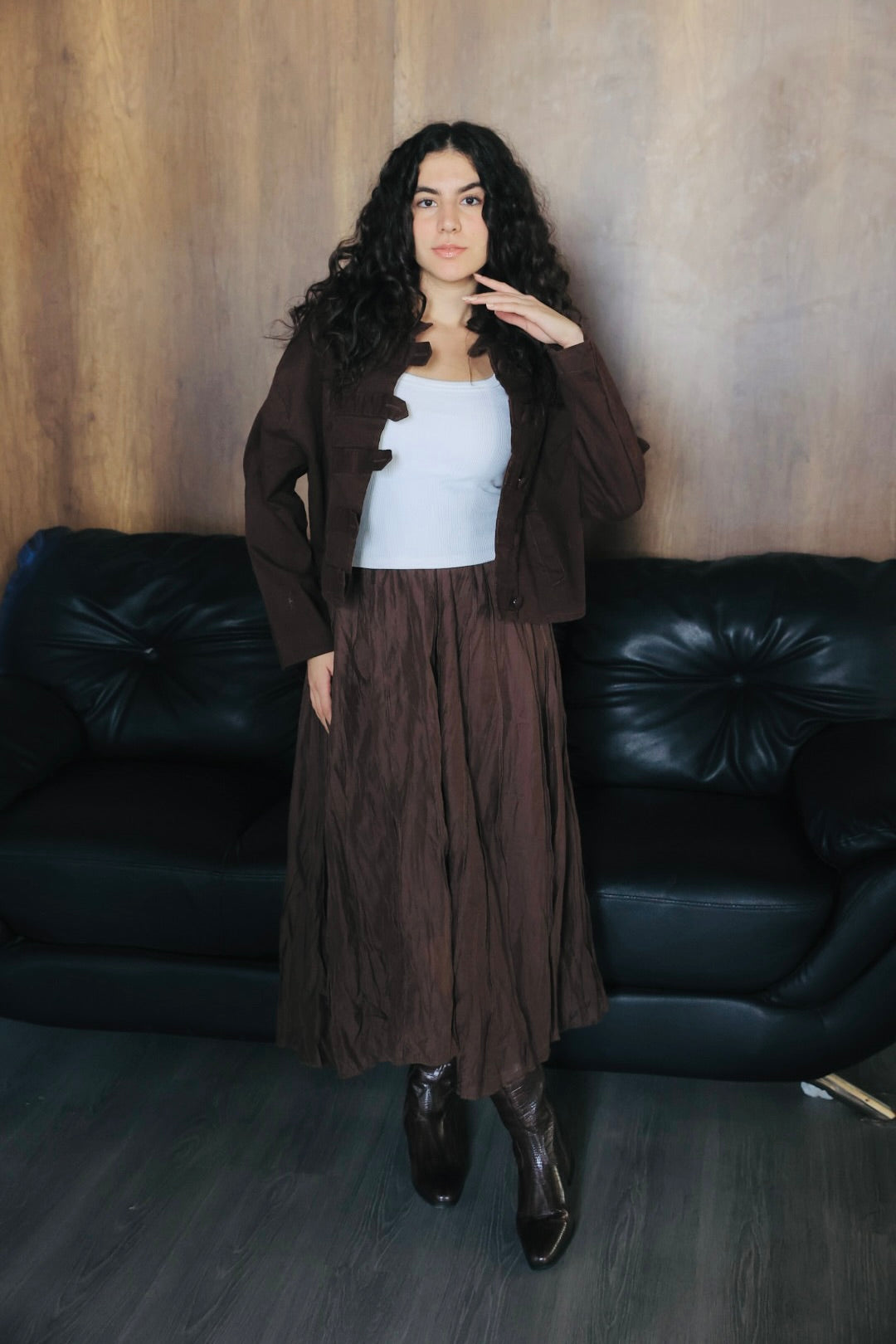 BRWON RAVEN JACKET