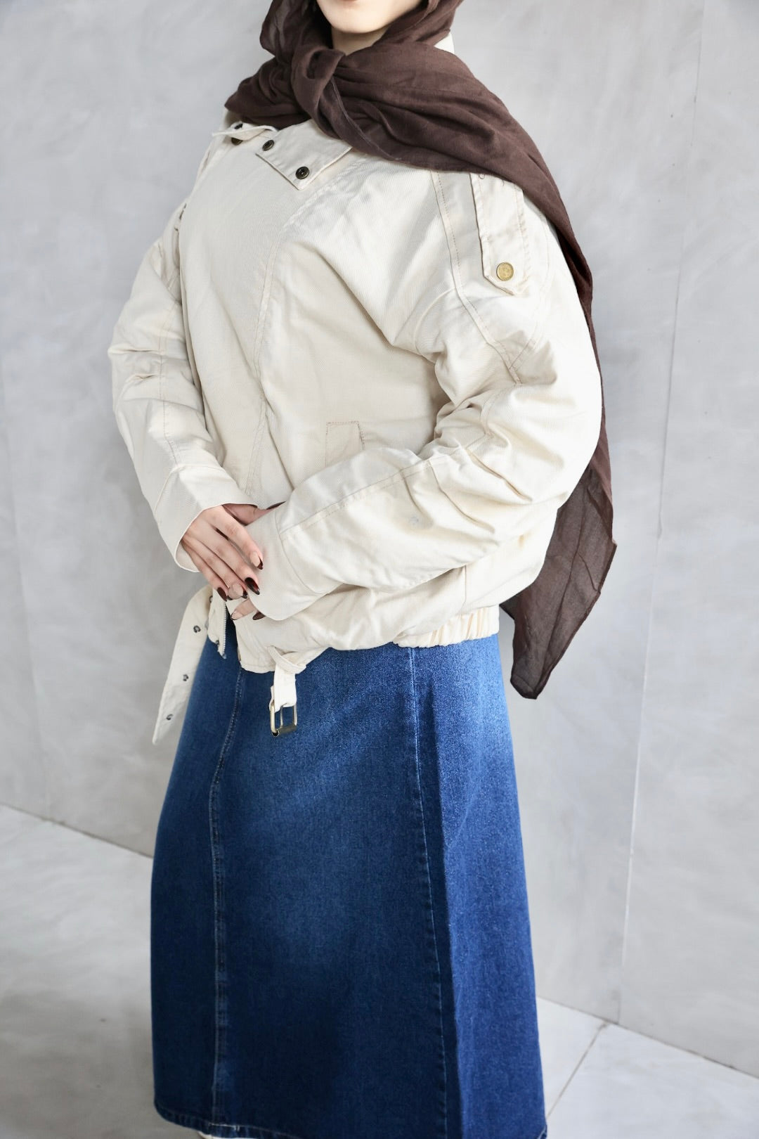 BEGIE EDGE GABARDINE JACKET