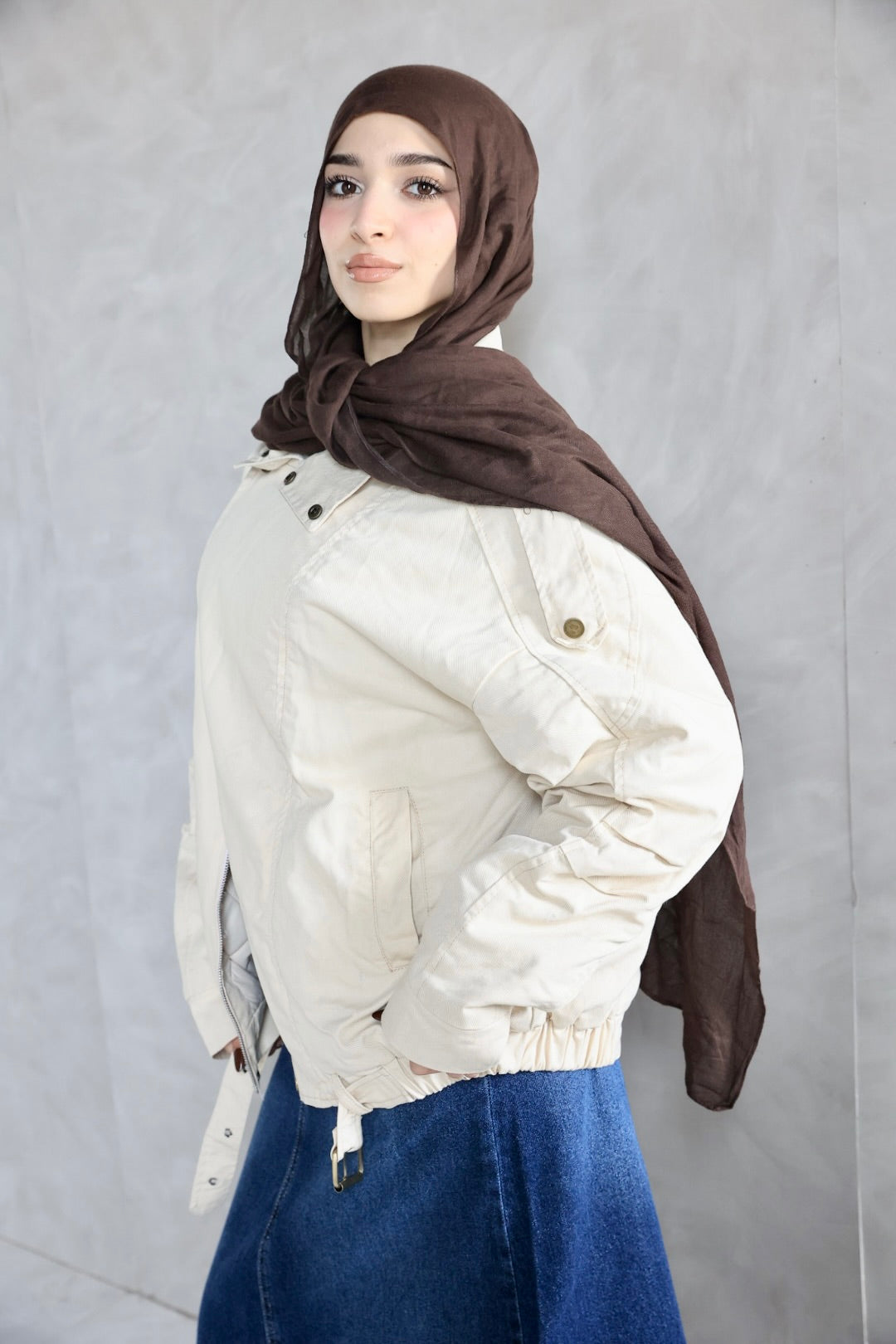 BEGIE EDGE GABARDINE JACKET