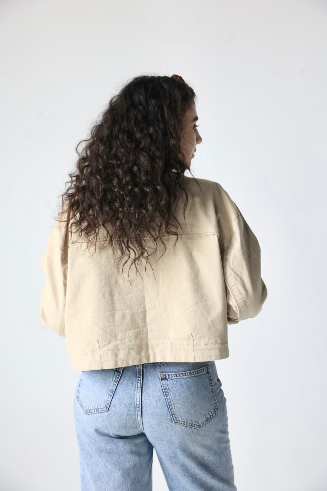 BEIGE RAVEN JACKET