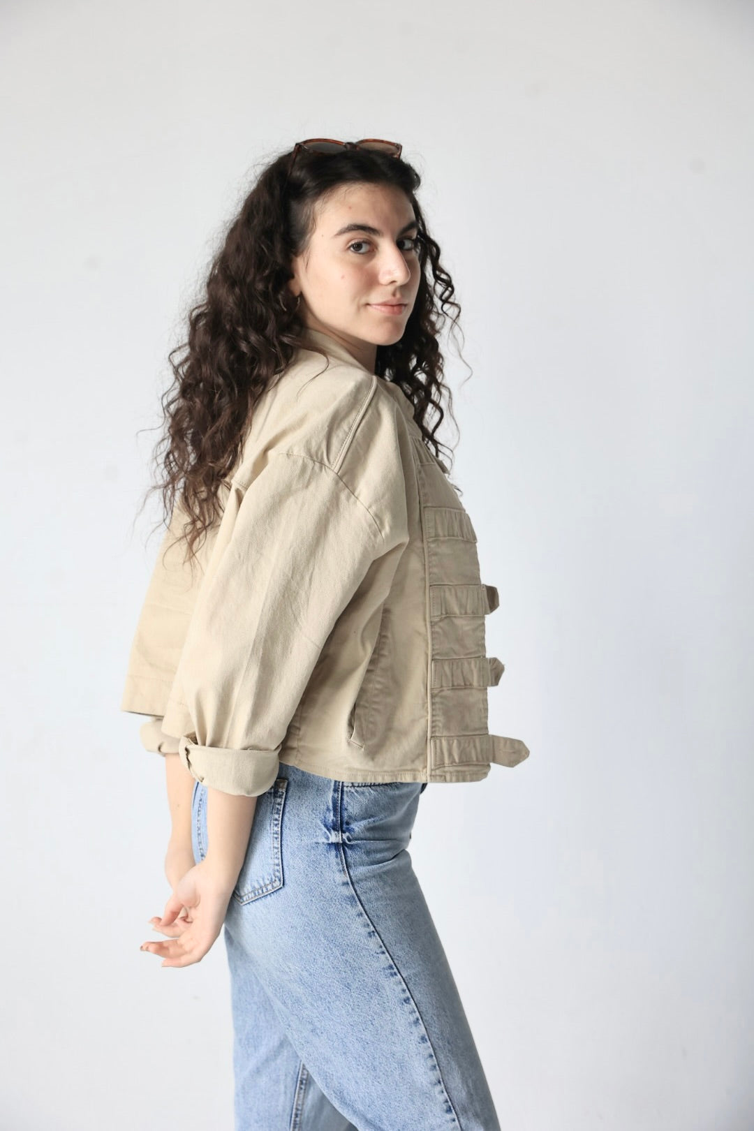 BEIGE RAVEN JACKET
