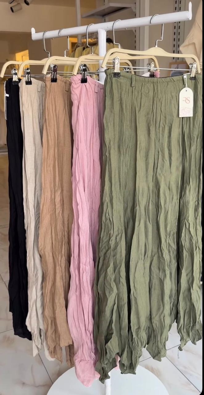 WRINKLED SKIRT