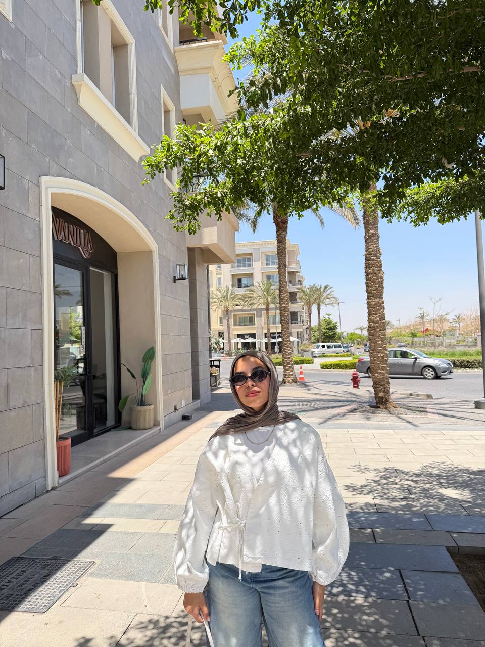 CROSSED BLOUSE