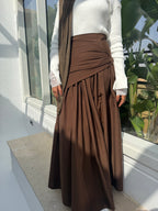 SCARFED SKIRT
