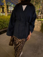 DENIM RAPPED JACKET