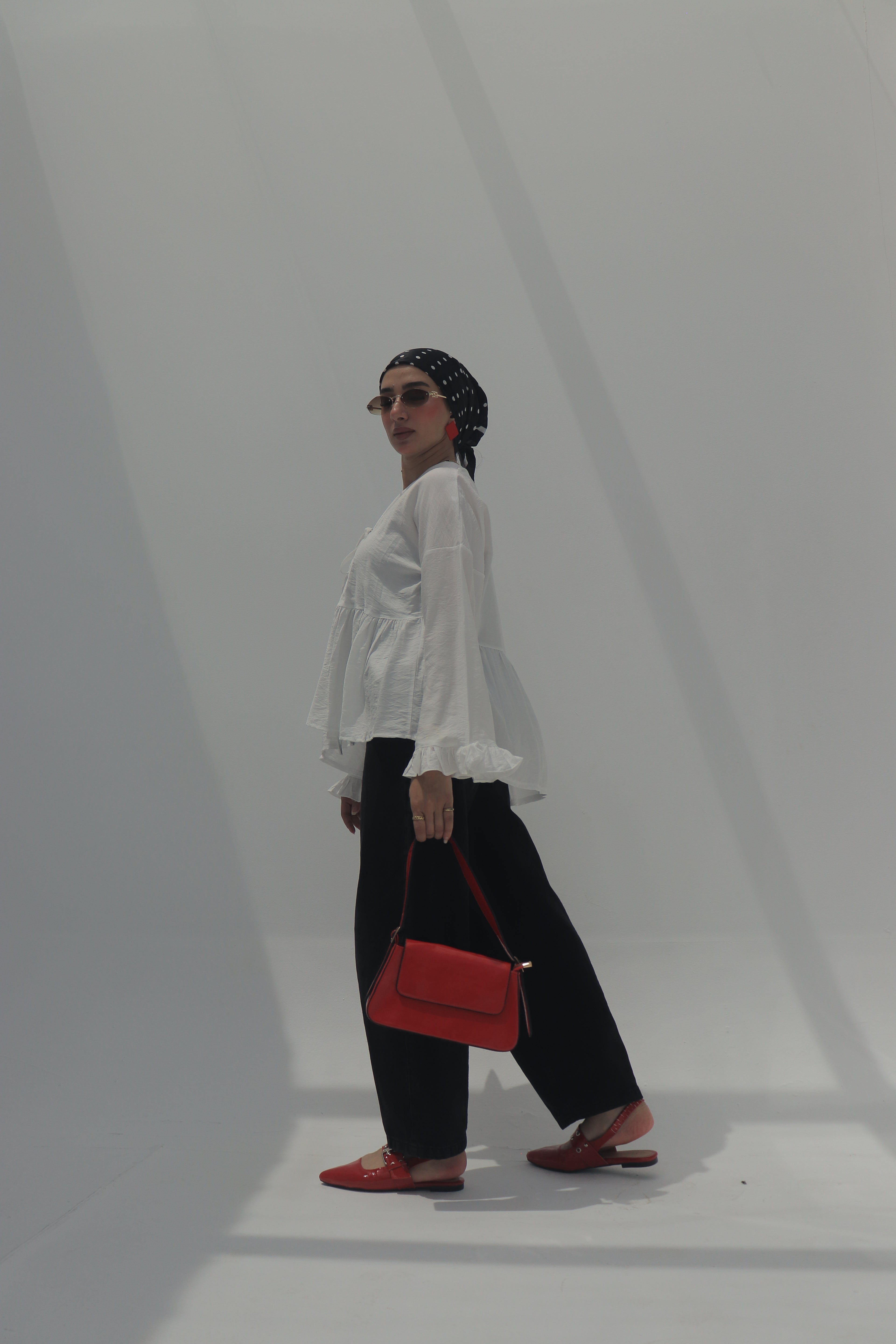 TIE FRONT BLOUSE