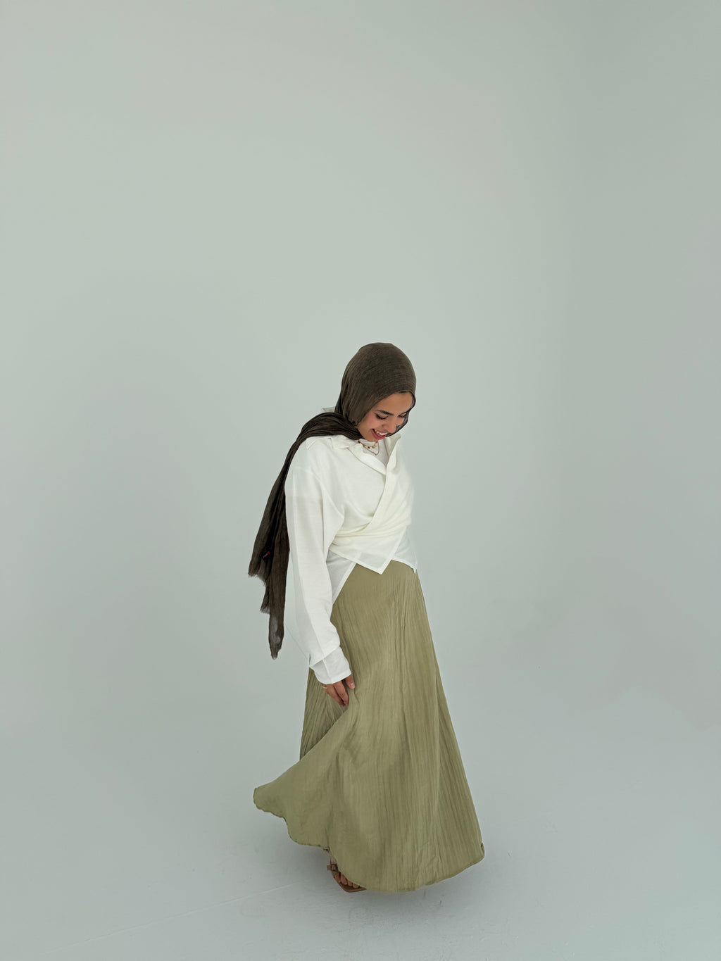 WRINKLED SKIRT