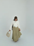 WRINKLED SKIRT