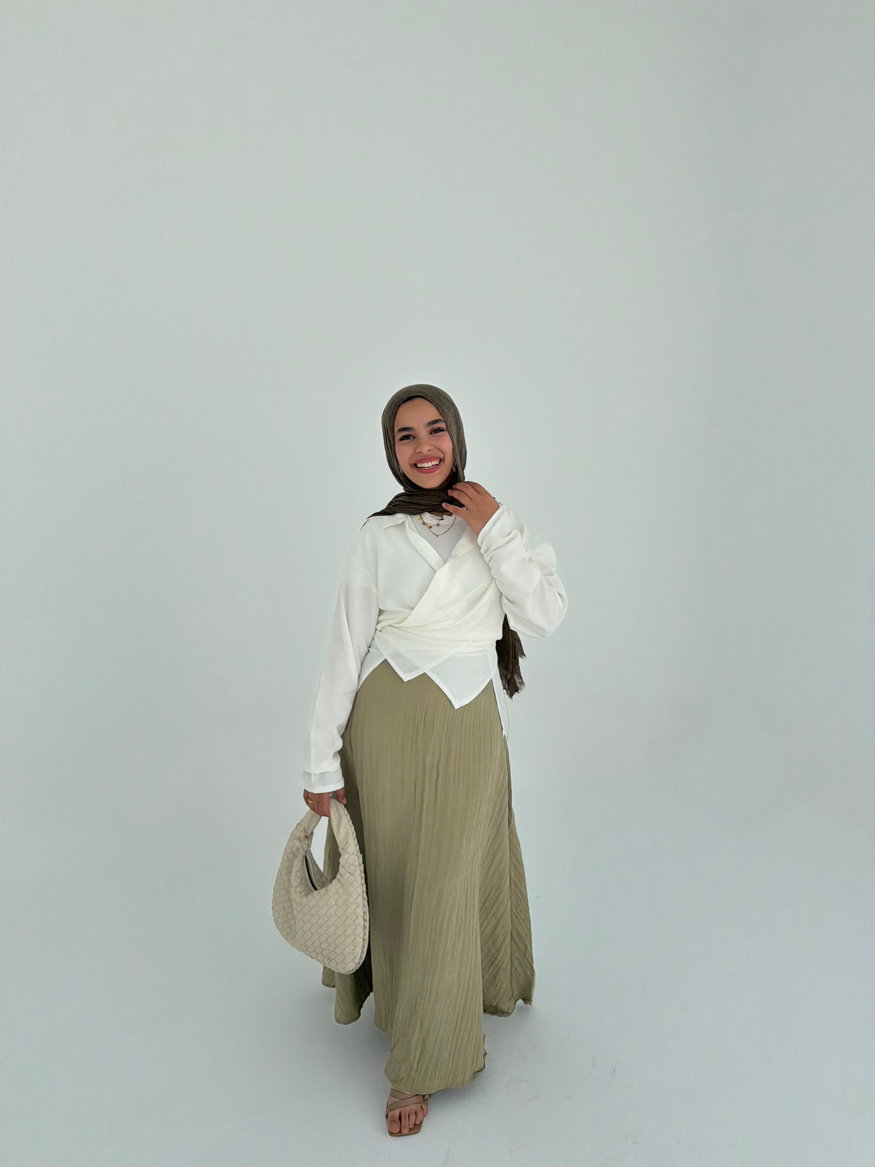 WRINKLED SKIRT