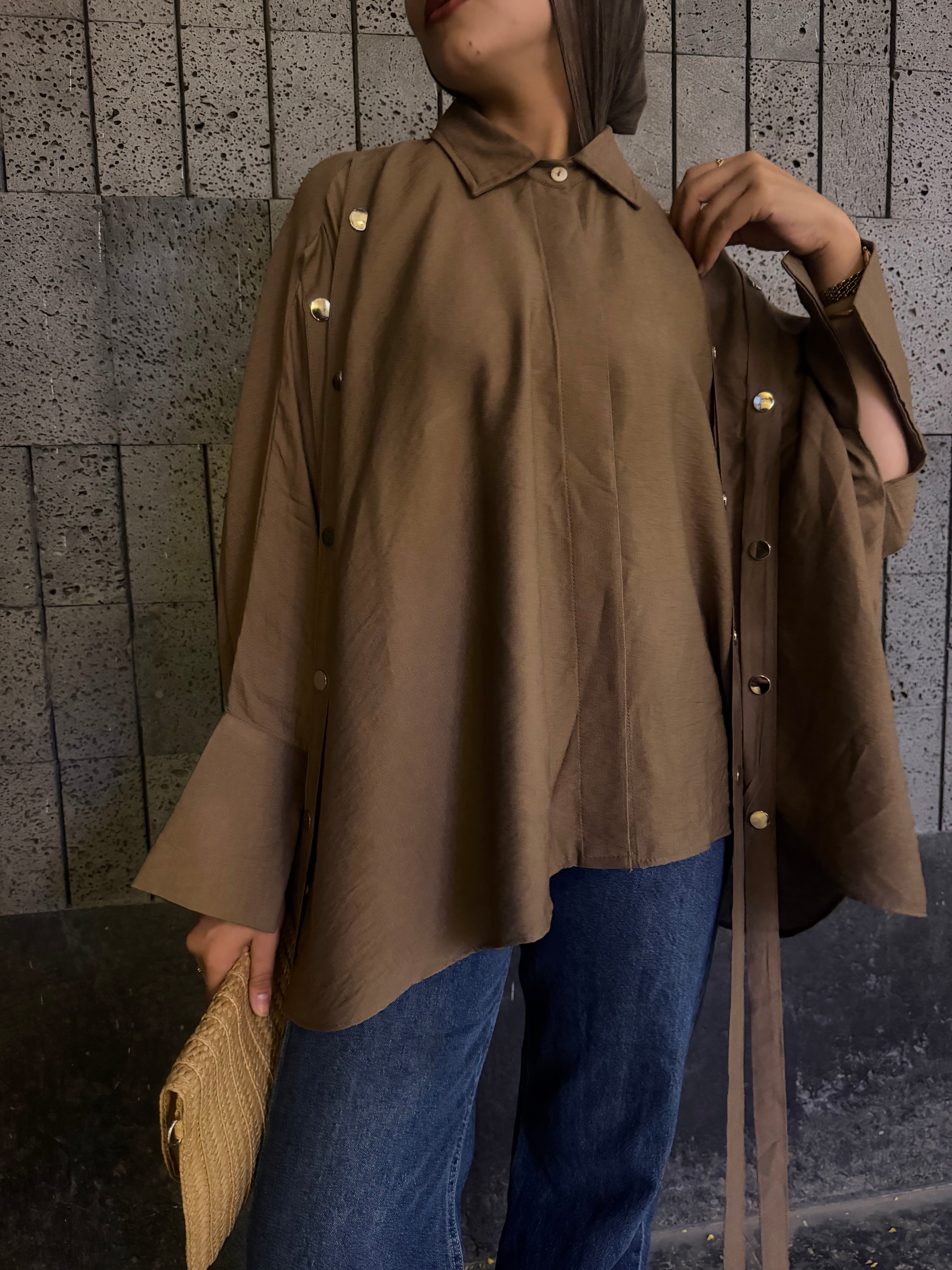 THE STRAP BLOUSE