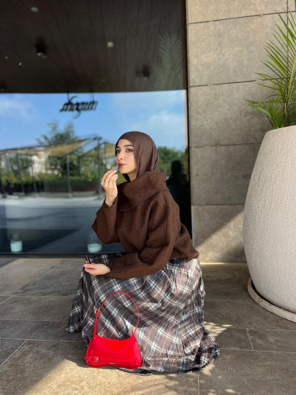 BROWN HAZAL POLLOVER