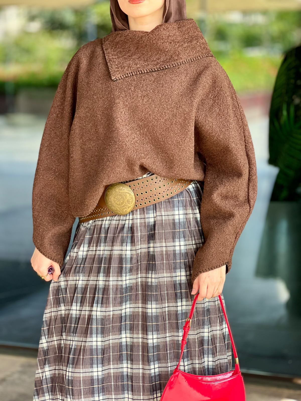 BROWN HAZAL POLLOVER