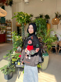 BLACK BLOOM ART JACKET