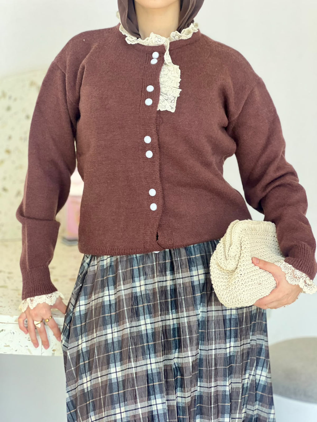 BROWN COLETTE POLLOVER