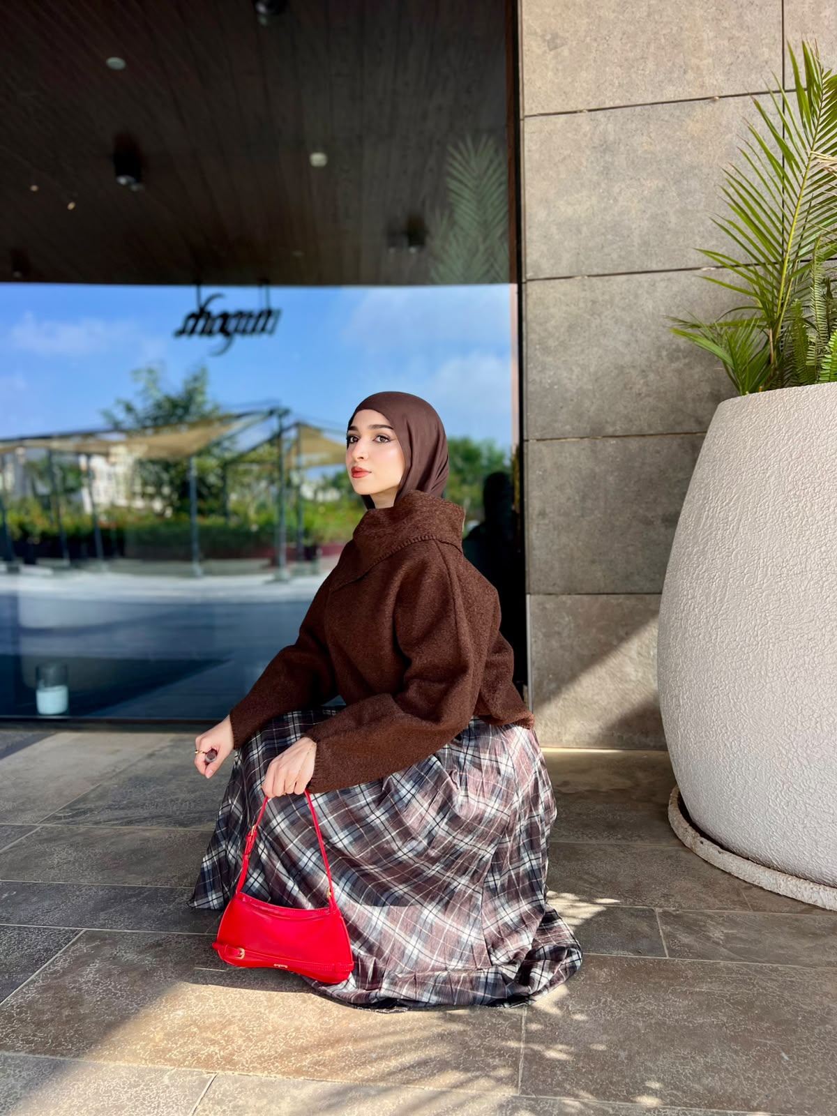 BROWN HAZAL POLLOVER