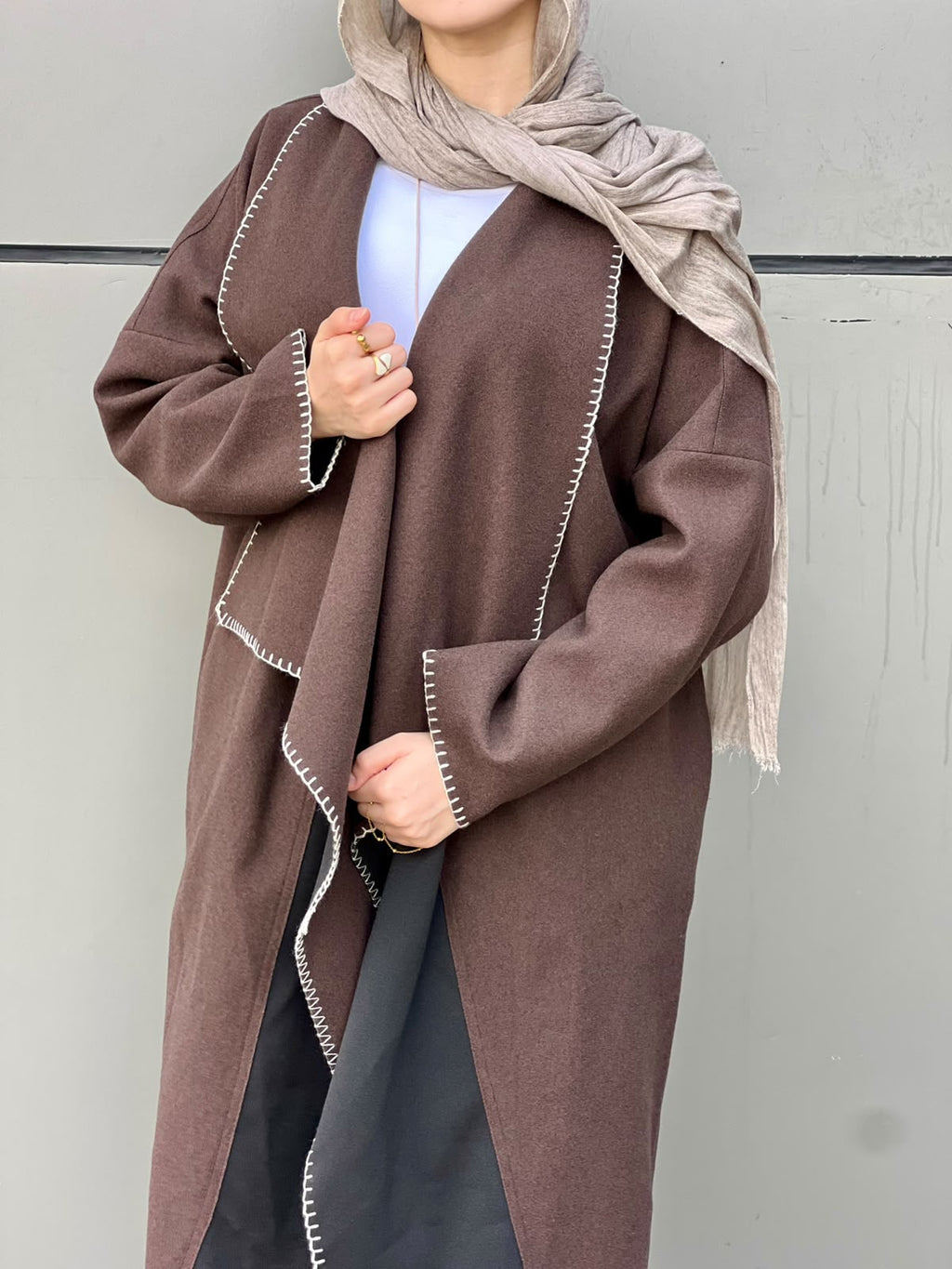 BROWN ROYAL CARDIGAN