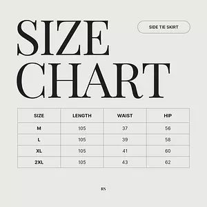 SIDE TIE SKIRT