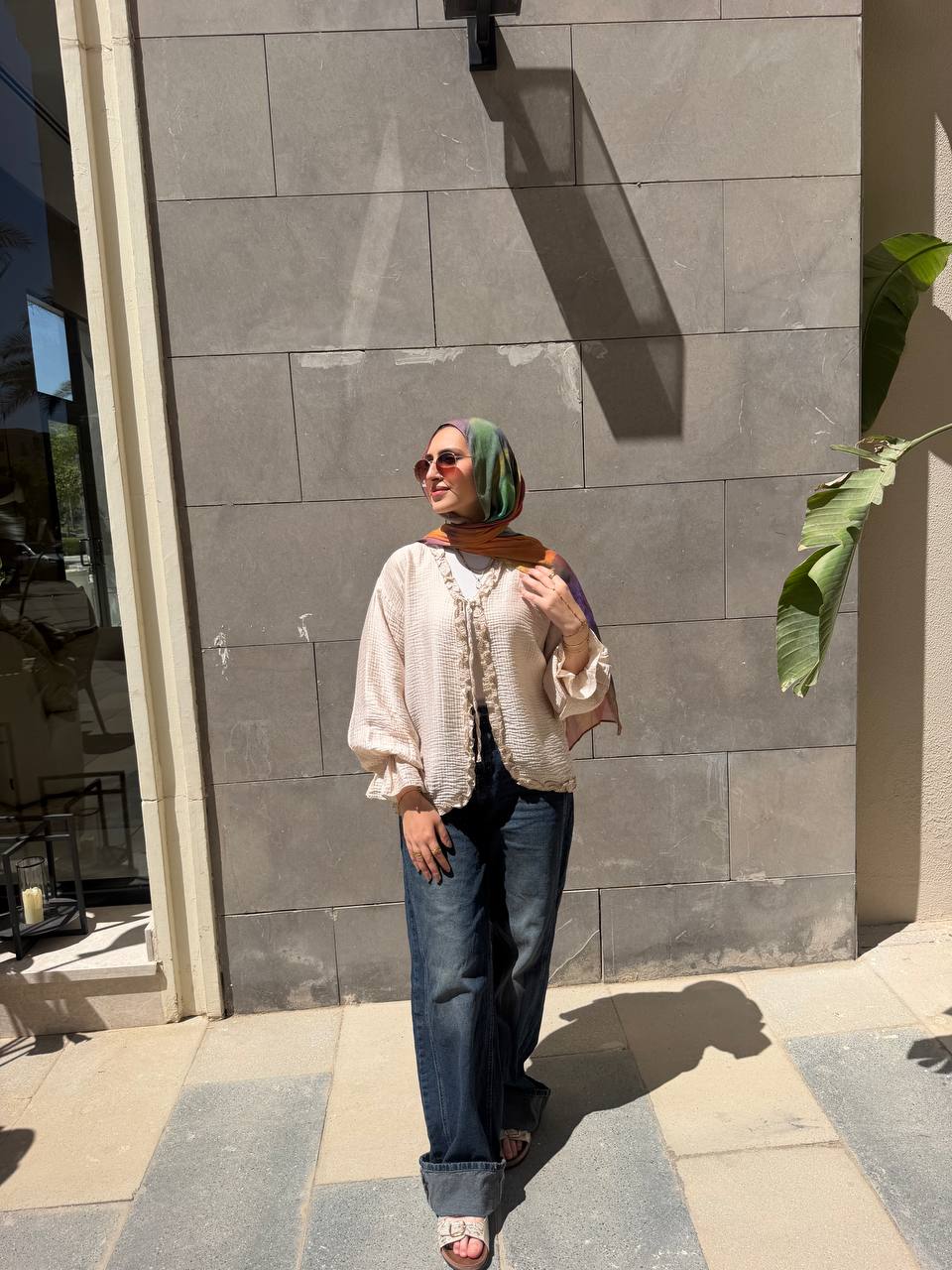 TIE FRONT BLOUSE